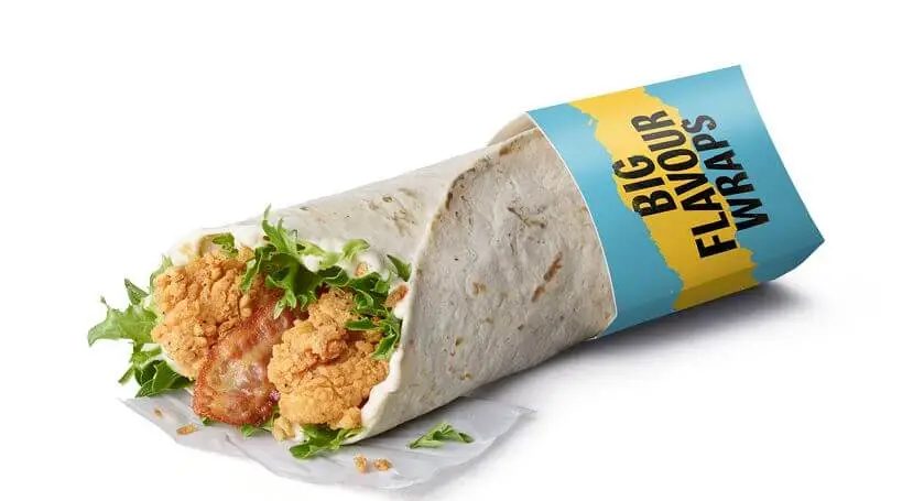 McDonald's wrap of the day Monday