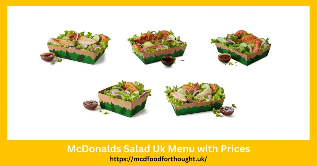 McDonalds Salad Menu
